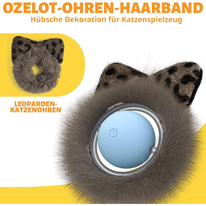 Іграшка для котів GoldenSun: м'ячик-дзюрчалка з рухом, килимок з мишками, приховане ігрове місце (3 шт.)