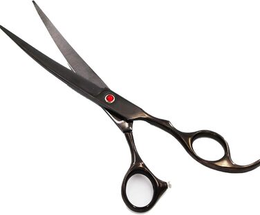 Набір професійних ножиць для грумінгу собак 6CR Edelstahl, комплект для догляду за тваринами: прямі, тонкі та вигнуті ножиці, гребінець для собак та котів