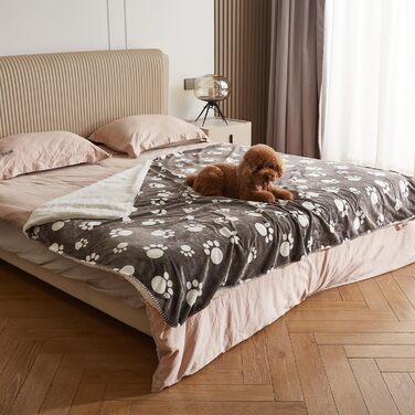 Водонепроникний плед для собак Kritter Planet 75x130/150x130 см, м'який, для подорожей, авто, дивана, захист від бруду, для котів та собак, легко миється