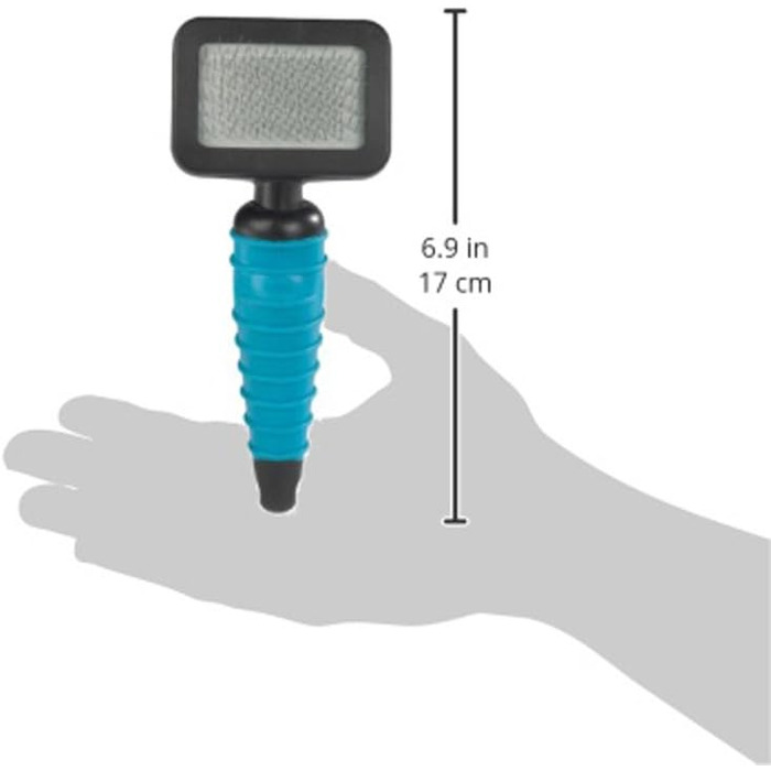 Щітка для грумінгу собак astar - ергономічна щітка для вичісування шерсті, чорна (S)