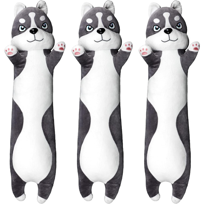 М'яка іграшка-подушка Хаскі, 80 см: плюшевий пес, подушка для сну, іграшка для дитини, декор кімнати