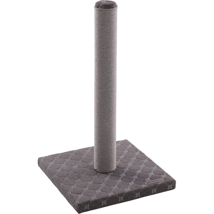 Дряпка для котів Flamingo – коричнева – 78 x 49,5 x 121 см. З платформами, схованими місцями та стовпчиками для дряпання з сизалю (Emma)