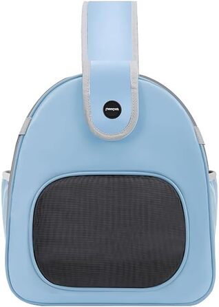 SOLAPOLLO переноска для тварин через плече, сумка-переноска для маленьких тварин до 9 кг, для цуценят, котів, для подорожей, піших прогулянок, кемпінгу (блакитна)