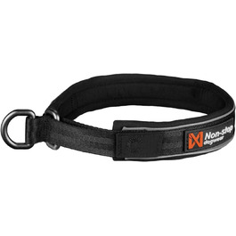 Нашийник для собак Non-stop dogwear Cruise з обмежувачем натягу, чорний, розмір L, зручний