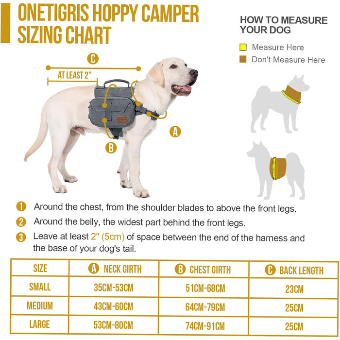 Рюкзак для собак OneTigris Hoppy Camper 2.0, сірий, розмір M, для кемпінгу та прогулянок