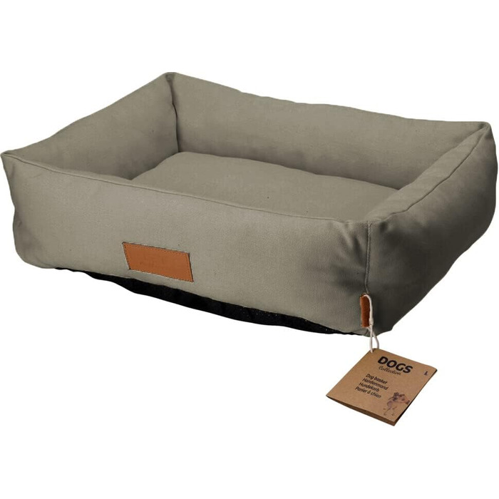 Ліжко для собак та котів 40x50 см - Корзинка для тварин з антиковзним дном (Taupe)