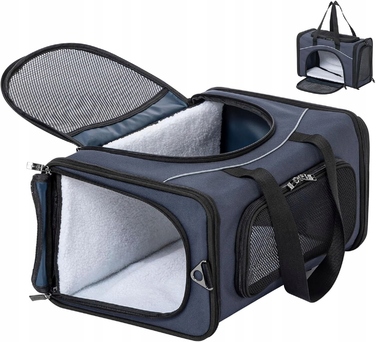 Складана переноска-сумка Petsfit для собак та котів, велика та комфортна