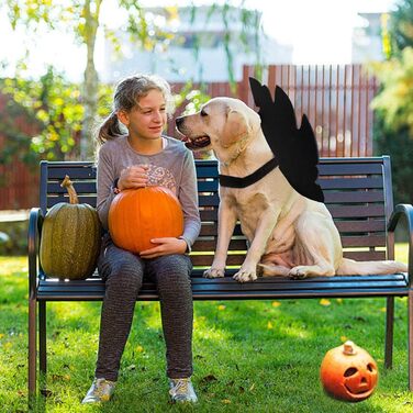 Костюм для тварин на Хелловін: крила кажана для котів та собак, чорний, M145