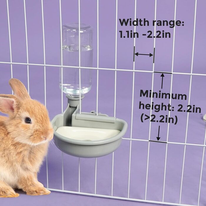 Автоматична годівниця для води VANNON для собак, котів та інших дрібних тварин (453.6 г), сіра