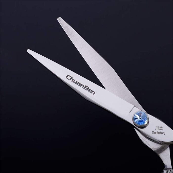 Набір професійних ножиць для грумінгу домашніх тварин (7,0 дюймів) з нержавіючої сталі. Ідеально для собак та котів: прямі ножиці, ножиці для фінальної обробки, гребінець. Комплект для грумінгу.