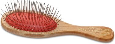 Професійна щітка для грумінгу шерсті Mars Professionelle для собак та коней, нержавіюча сталь, 2,5 см, довжина 7,5 дм