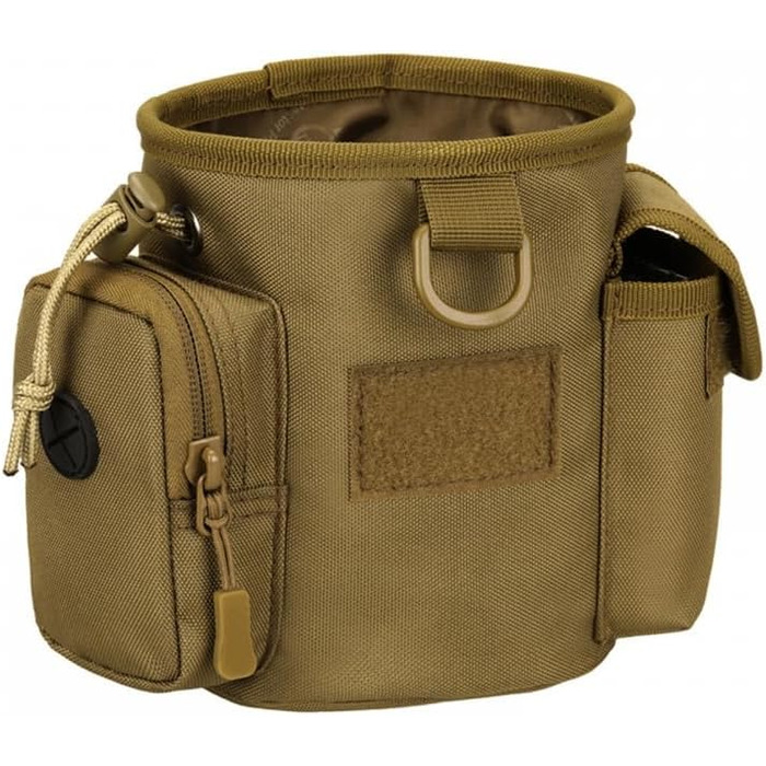 Сумка для тренування собак DONGKER, водонепроникна, з 2 кишенями, бежева