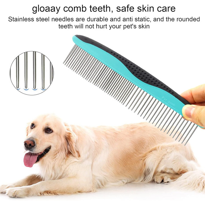 Тример для догляду за кігтями домашніх тварин, нержавіюча сталь, набір з гребінцем, безпечний та зручний інструмент для маленьких собак