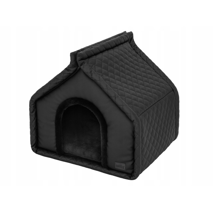 Будиночок для собак Doggy з екошкіри, R2 (52x42x47 см)