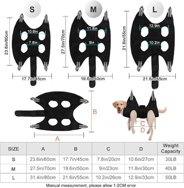 Набір для грумінгу собак та котів MACUNIN: гамак, інструменти для стрижки кігтів, аксесуари для миття. Підходить для собак та котів будь-якого розміру.