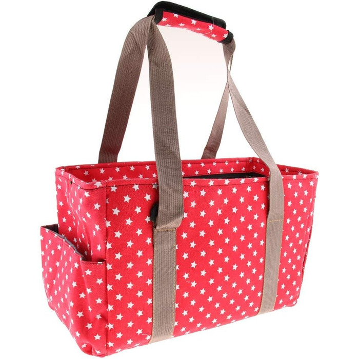 Транспортна сумка для домашніх тварин: переноска для собак, котів, цуценят до 5 кг (червона)