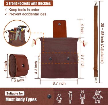 Сумка для корму з кишенями (Коричнева)