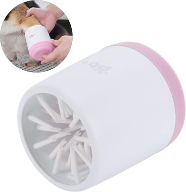Автоматичний очищувач лап для собак та котів Qcwwy, рожевий