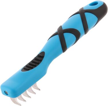 Грумінг-гребінець GROOM PROFESSIONAL для собак - видалення ковтунів, 5 зубців, неслизька ручка