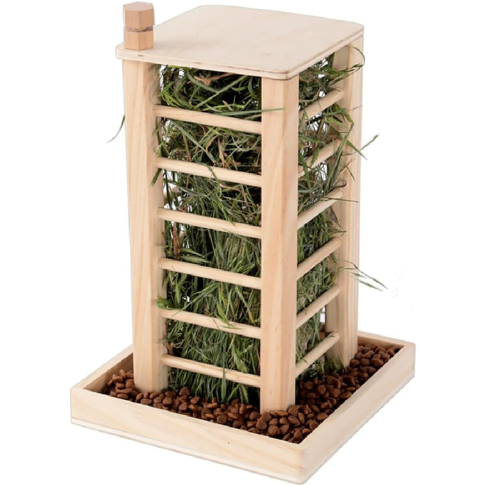 Годівниця-миска Balama Heuraufe для кроликів, морських свинок, щурів, хом'яків, мишей, щурів, 36x24x24 см