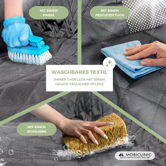 Автокрісло для собак Mobiclinic® Sammy: універсальний, антиковзний, водонепроникний, з кишенями та регульованими ременями