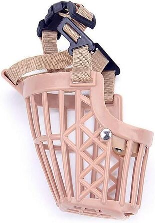 Набір масок-намордників для собак Beikalone (7 шт.), пластик, анти-гризун, регульовані, дихаючі, зручні