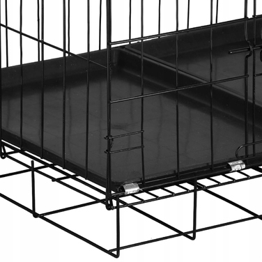 Металева клітка Springos для великих собак, 60 x 130 x 70 см