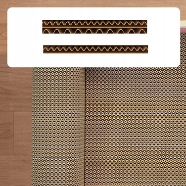 Дряпка для котів GLOBANI коричнева, картонна, до 60 см, з лежаком та іграшками