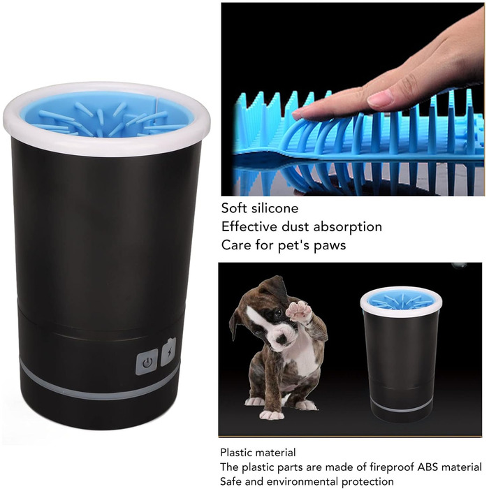 Мийка для лап собак Pssopp - портативна силіконова щітка для чищення лап домашніх тварин. Підходить для собак та котів.