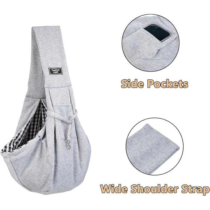 Сумка-переноска для собак, переноска для маленьких собак, сумка для вигулу собак, регульована переноска для тварин, комфортна, для прогулянок та подорожей