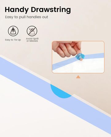 Автоматичний самоочисний лоток для котів з APP-керуванням, 65л, знімний контейнер для відходів