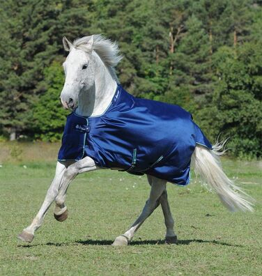 Брендова кінська попона Bucas Smartex Extra Blue, 300 г утеплювач, водонепроникна пасовищна ковдра для вулиці