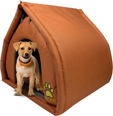 Кішка або собака: Охолоджувана будка EVE Textile 45x45x45 см (Помаранчевий)