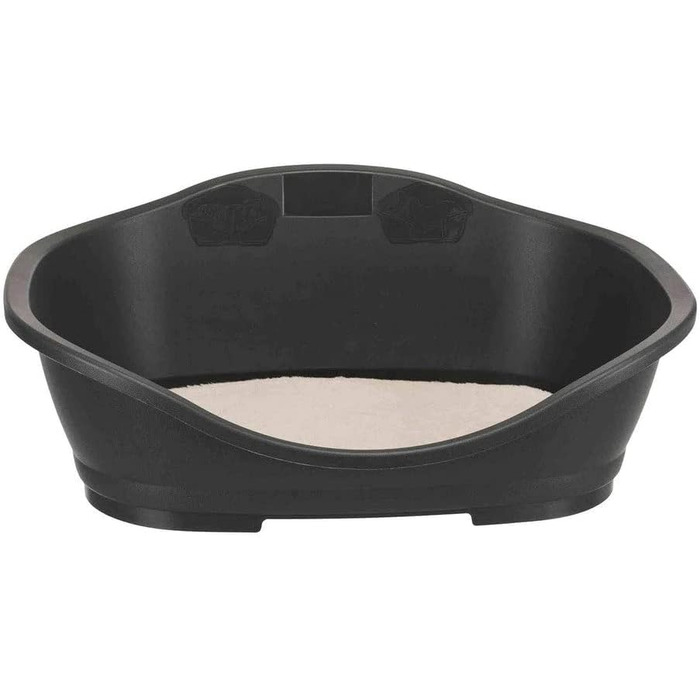 Корзина для собак Beeztees Sleeper 2, 55 см, антрацит, 68 × 47 см