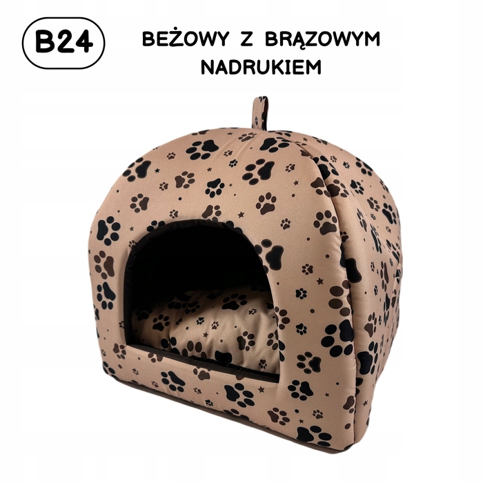 Ліжко-будиночок IGLOO для собак та котів, м'яка лежанка 50x50