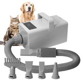 Фен для собак Kanonen-Stil, білий, 2400W, регульована потужність, 1-9 рівнів, температура 35-60°C, сенсорне керування