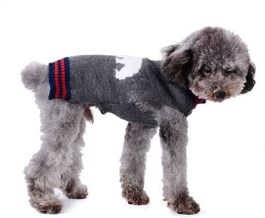 Пуловер для собак PETCARE: смугастий, з мотивами гарбуза, костюм для Хелловіну, для маленьких, середніх та великих собак (XX-Large, Grizzly Bear)