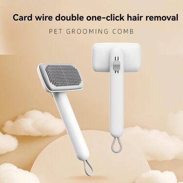 Іонна щітка для тварин Piddy Pet - вичісує шерсть без виривання, для собак та котів