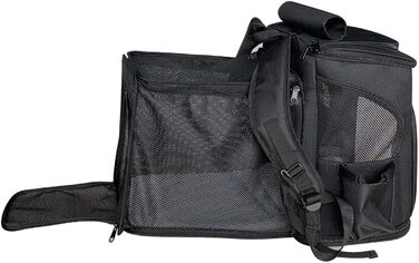 Розширюваний рюкзак для домашніх тварин One for Pets для котів та собак, чорний колір