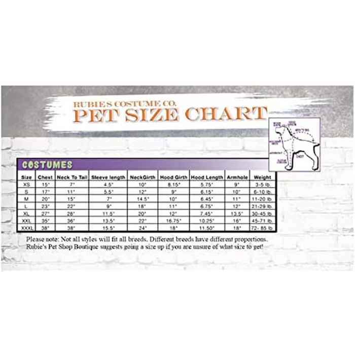 Костюм для собак Rubie's Фредді Крюгер, 