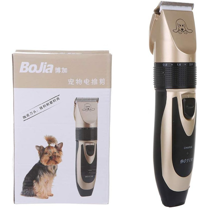 Електрична машинка для стрижки собак та котів - професійна, бездротова, тиха, перезаряджувана