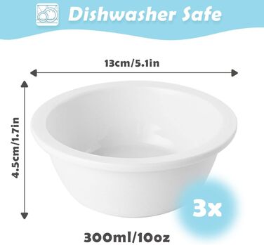 Набір мисок для котів та собак 3 шт. з кераміки, миски для годування, миска для води, набір мисок для тварин, безпечні для миття в посудомийній машині