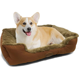 Ліжко для собак Nobleza, великі породи, корзина, диван, подушка, корзина, знімний чохол, 75 x 50 см