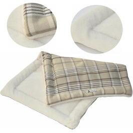 М'яка тепла ковдра для собак та котів Nanook XL, 70x45 см, бежева, washable