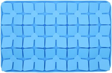 Килимок для котів та собак, силіконовий, антиковзкий, slow feeder для годування, блакитний