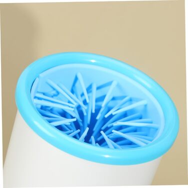 Автоматичний мийник для собак COLLBATH: ротаційний інструмент, червоно-білий, для догляду за шерстю