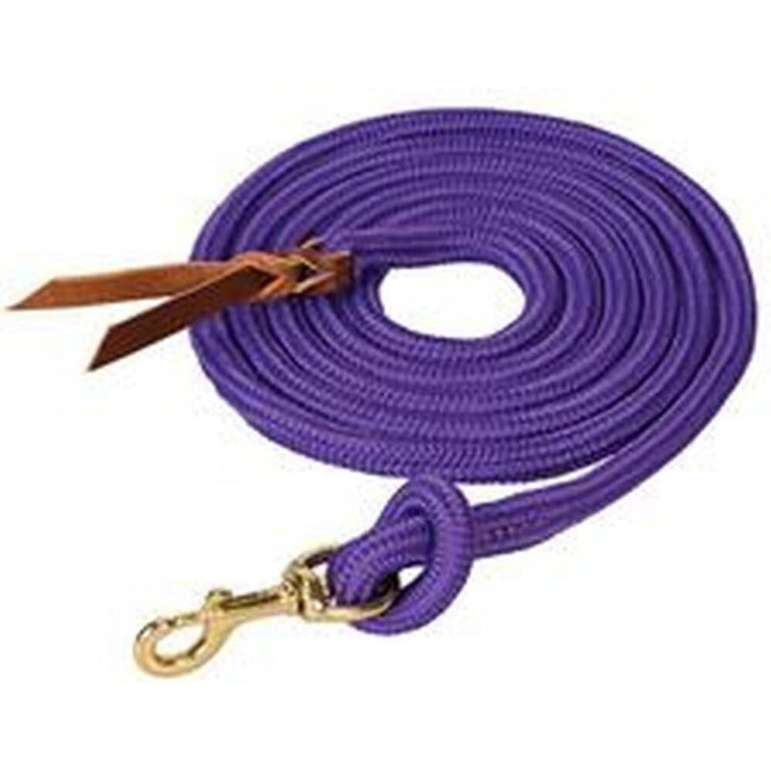 Масляний нагрудник Weaver Leather Rough Out для дорослих, поліестер, ковбойський повідок із карабіном, 1,6 см x 3 м
