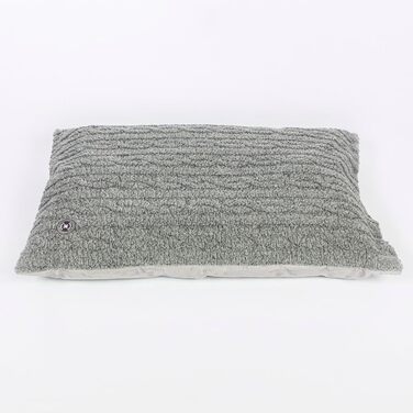 Плед для собак і цуценят Danish Design Bobble, олов'яно-сірий, машинне прання, в'язка косами, розмір M