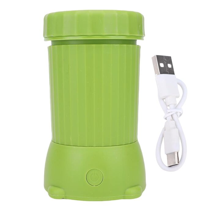 Електричний мийка лап для собак Asixxsix, портативна 360-градусна мийка лап з присоском, автоматична для малих, середніх та великих порід (GREEN)