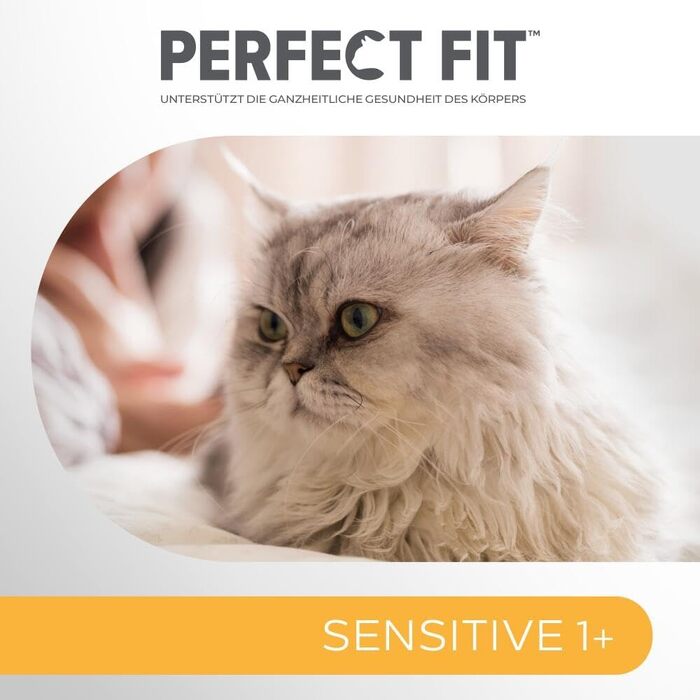 Сухий корм для дорослих котів Perfect Fit Sensitive 1+ з індичкою, 7 кг